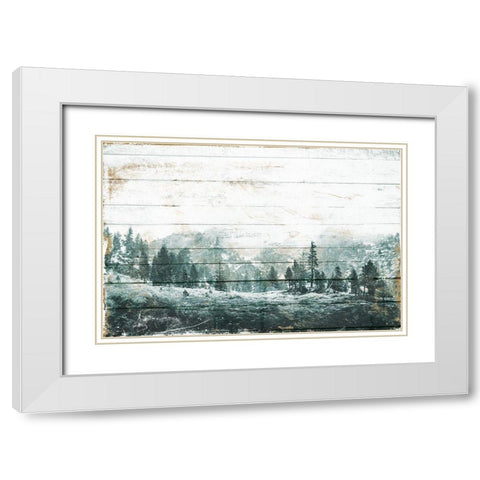 Into The Deep White Modern Wood Framed Art Print with Double Matting by Villa, Mlli