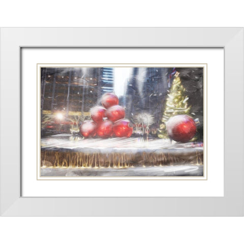 Street Ornaments White Modern Wood Framed Art Print with Double Matting by Villa, Mlli