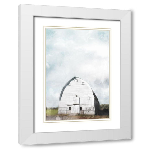 Sky Barn White Modern Wood Framed Art Print with Double Matting by Villa, Mlli