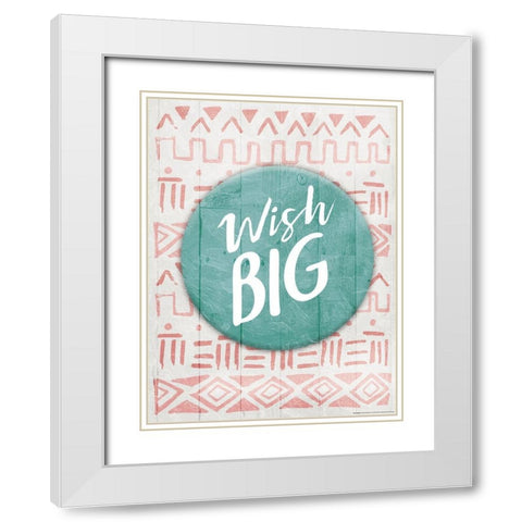 Wish Big Reverse White Modern Wood Framed Art Print with Double Matting by Villa, Mlli