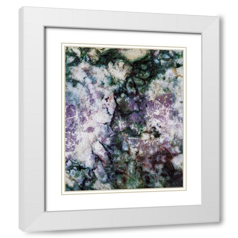 Light Smog Abstract White Modern Wood Framed Art Print with Double Matting by Villa, Mlli