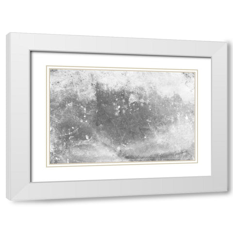 Metallic Wall White Modern Wood Framed Art Print with Double Matting by Villa, Mlli
