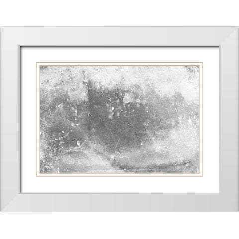 Metallic Wall White Modern Wood Framed Art Print with Double Matting by Villa, Mlli