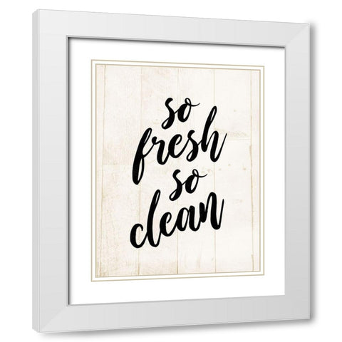 So Fresh White Modern Wood Framed Art Print with Double Matting by Villa, Mlli