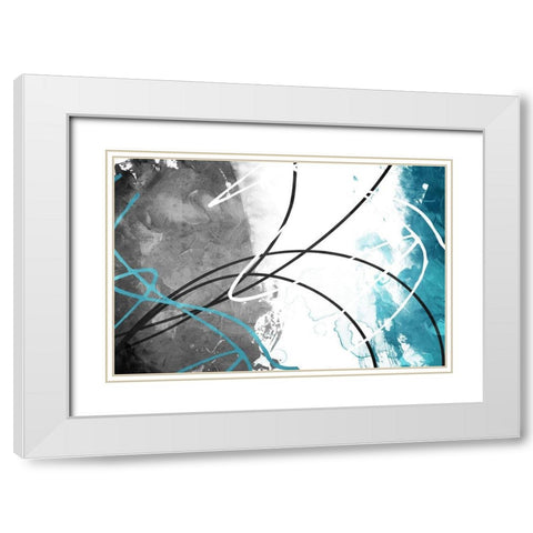 Find The Way White Modern Wood Framed Art Print with Double Matting by Villa, Mlli