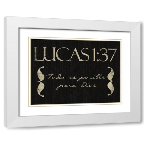 Lucas Todo White Modern Wood Framed Art Print with Double Matting by Villa, Mlli