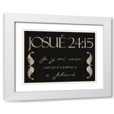 Josue Yo White Modern Wood Framed Art Print with Double Matting by Villa, Mlli