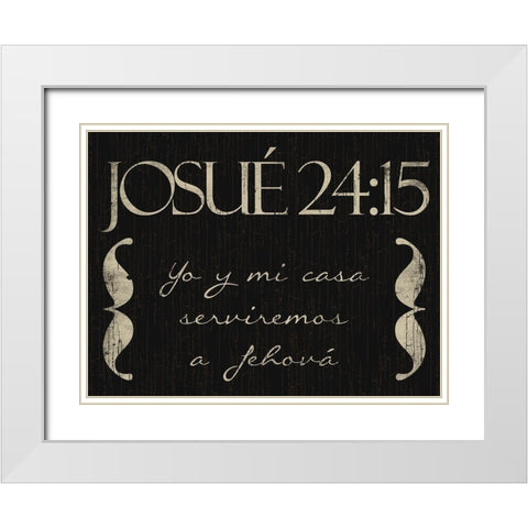 Josue Yo White Modern Wood Framed Art Print with Double Matting by Villa, Mlli