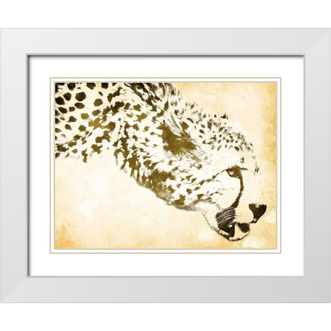 Want A Drink White Modern Wood Framed Art Print with Double Matting by Villa, Mlli