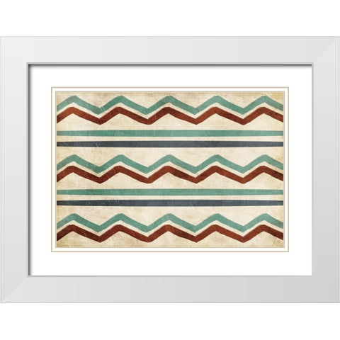 Lets Go White Modern Wood Framed Art Print with Double Matting by Villa, Mlli