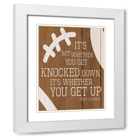 Knocked Down White Modern Wood Framed Art Print with Double Matting by Villa, Mlli