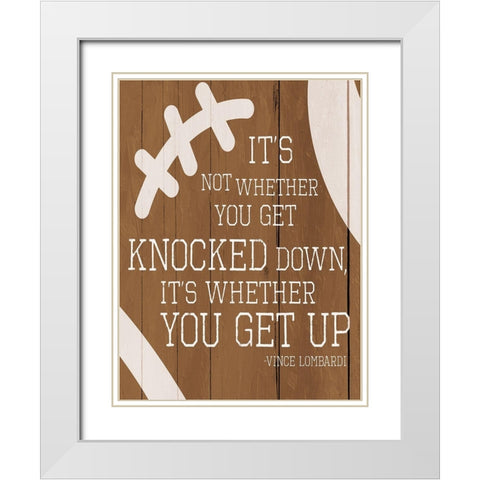 Knocked Down White Modern Wood Framed Art Print with Double Matting by Villa, Mlli