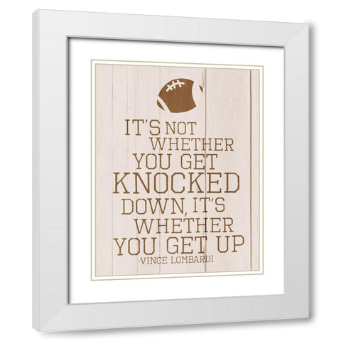 Knocked White Modern Wood Framed Art Print with Double Matting by Villa, Mlli