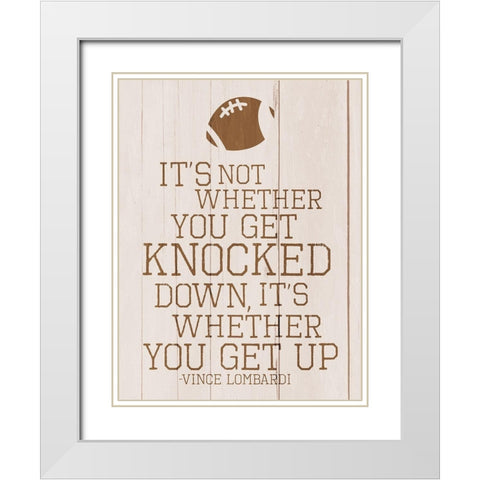 Knocked White Modern Wood Framed Art Print with Double Matting by Villa, Mlli