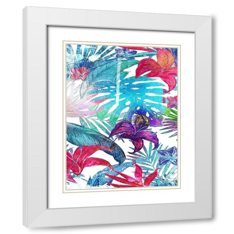 Bushel Of Tropical Mate White Modern Wood Framed Art Print with Double Matting by Villa, Mlli