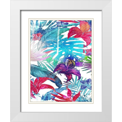 Bushel Of Tropical Mate White Modern Wood Framed Art Print with Double Matting by Villa, Mlli