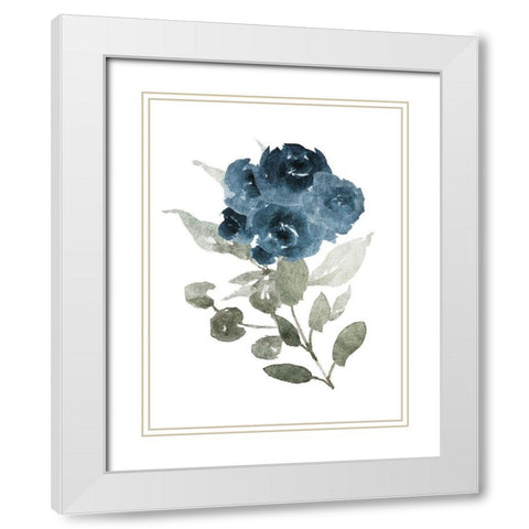 Bluequet Mate White Modern Wood Framed Art Print with Double Matting by Villa, Mlli
