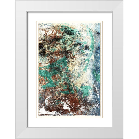Rust Growth Mate White Modern Wood Framed Art Print with Double Matting by Villa, Mlli