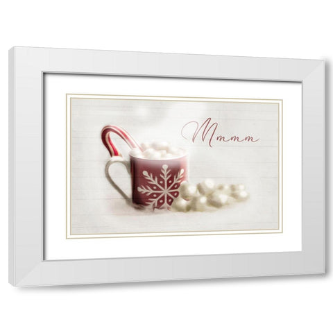 Santas Coco Mmmm White Modern Wood Framed Art Print with Double Matting by Villa, Mlli