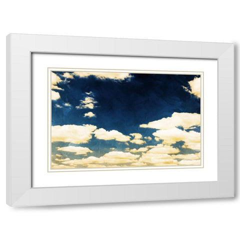 Rich Sky White Modern Wood Framed Art Print with Double Matting by Villa, Mlli