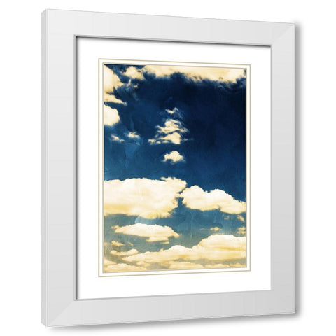 Rich Clouds White Modern Wood Framed Art Print with Double Matting by Villa, Mlli