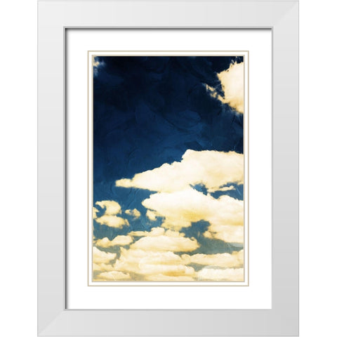 Rich Clouds Mate White Modern Wood Framed Art Print with Double Matting by Villa, Mlli