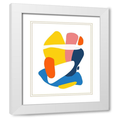 Curiousity White Modern Wood Framed Art Print with Double Matting by Villa, Mlli