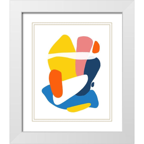 Curiousity White Modern Wood Framed Art Print with Double Matting by Villa, Mlli
