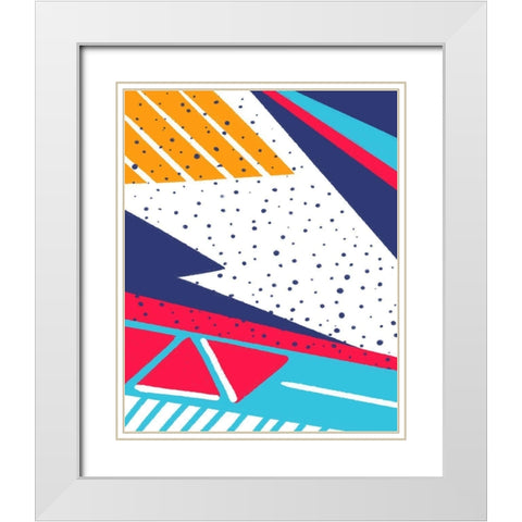Go White Modern Wood Framed Art Print with Double Matting by Villa, Mlli