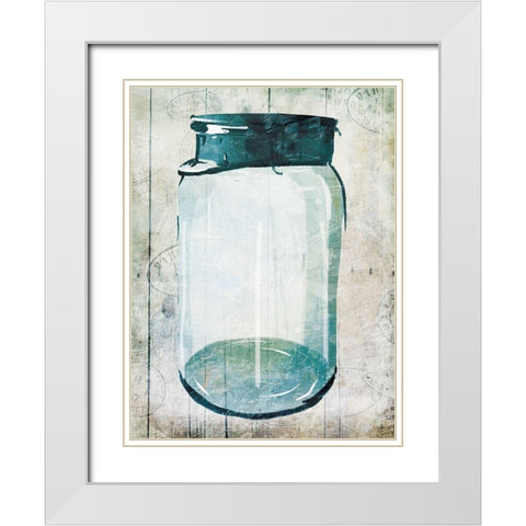 Empty Farm Jar 2 White Modern Wood Framed Art Print with Double Matting by Villa, Milli