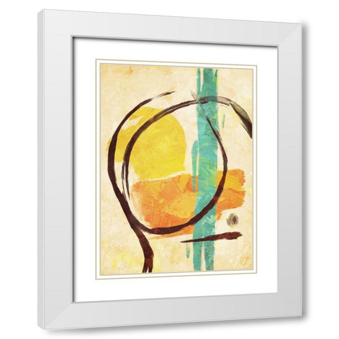 Holding White Modern Wood Framed Art Print with Double Matting by Villa, Milli