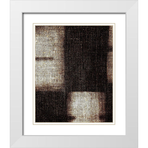 Brunt Jute 2 White Modern Wood Framed Art Print with Double Matting by Villa, Milli