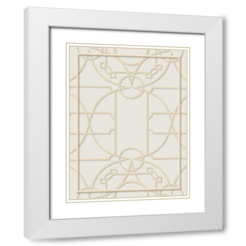 See Through White Modern Wood Framed Art Print with Double Matting by Villa, Milli
