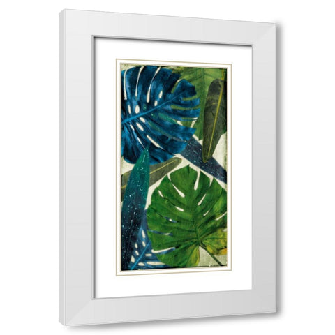 Floral Arrangement White Modern Wood Framed Art Print with Double Matting by Villa, Milli