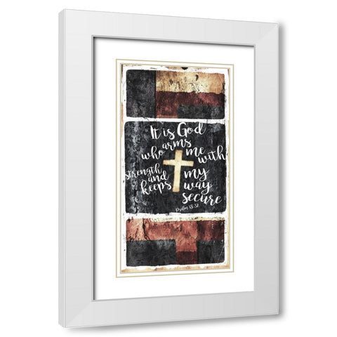 It Is God White Modern Wood Framed Art Print with Double Matting by Villa, Mlli