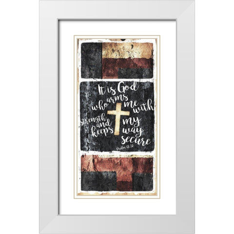 It Is God White Modern Wood Framed Art Print with Double Matting by Villa, Mlli