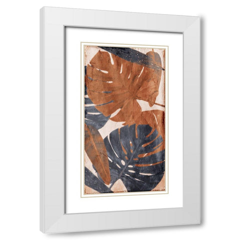 Fall Arrangement Mate White Modern Wood Framed Art Print with Double Matting by Villa, Mlli