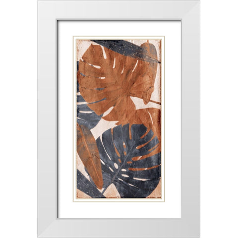 Fall Arrangement Mate White Modern Wood Framed Art Print with Double Matting by Villa, Mlli