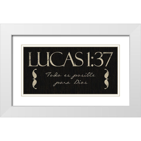 Lucas Todo White Modern Wood Framed Art Print with Double Matting by Villa, Mlli