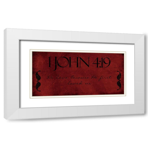 John We White Modern Wood Framed Art Print with Double Matting by Villa, Mlli
