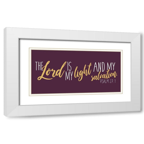 Lord And Light Purp White Modern Wood Framed Art Print with Double Matting by Villa, Mlli