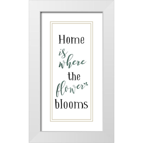 Home White Modern Wood Framed Art Print with Double Matting by Villa, Mlli