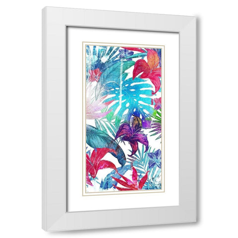 Bushel Of Tropical Mate White Modern Wood Framed Art Print with Double Matting by Villa, Mlli