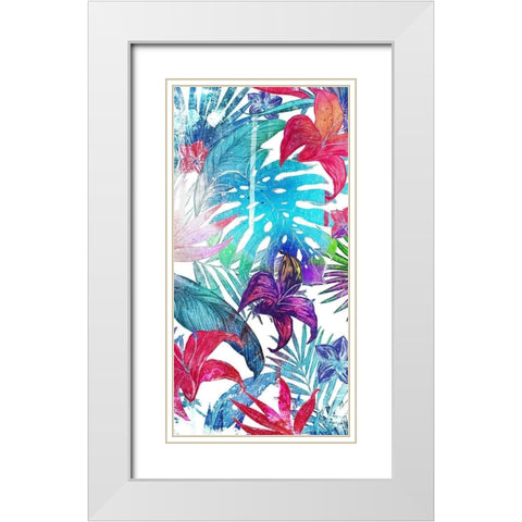 Bushel Of Tropical Mate White Modern Wood Framed Art Print with Double Matting by Villa, Mlli