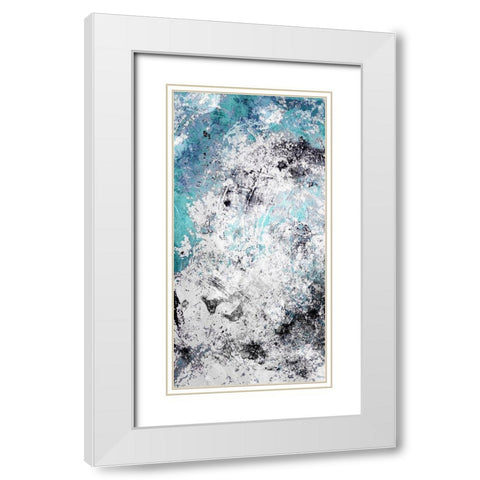 Chaotic Calm One White Modern Wood Framed Art Print with Double Matting by Villa, Mlli