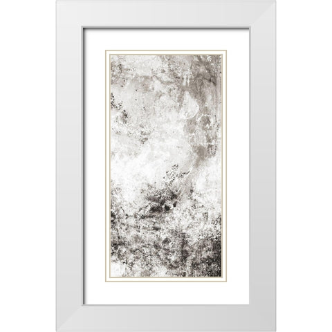 Chaotic Calm Two Neutral White Modern Wood Framed Art Print with Double Matting by Villa, Mlli
