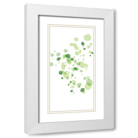 Turtle Spots Mate White Modern Wood Framed Art Print with Double Matting by Villa, Mlli