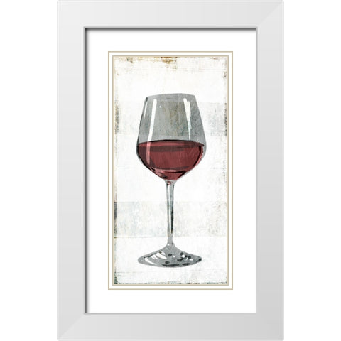 Wine White Modern Wood Framed Art Print with Double Matting by Villa, Milli