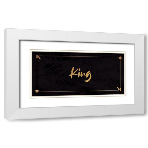 King White Modern Wood Framed Art Print with Double Matting by Villa, Milli
