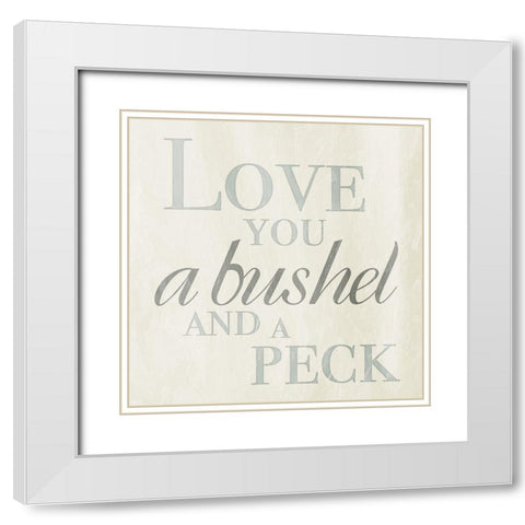 Bushel White Modern Wood Framed Art Print with Double Matting by Villa, Mlli